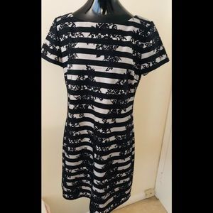 Juicy Couture Women Black Floral Lace Dress New L